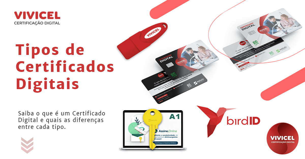 TIPOS DE CERTIFICADOS DIGITAIS